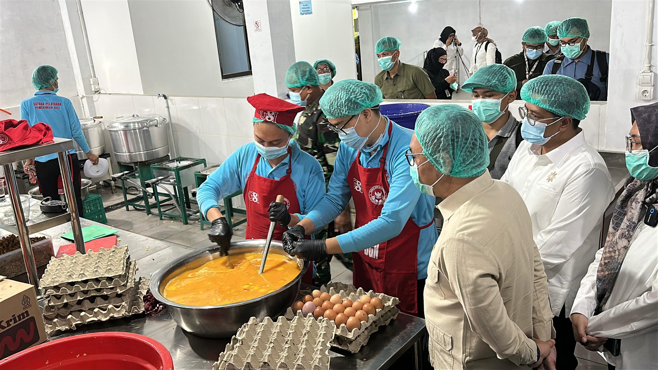 pengawasan proses distribusi dapur