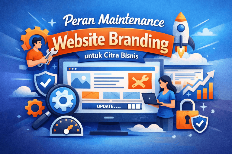 peran maintenance website branding