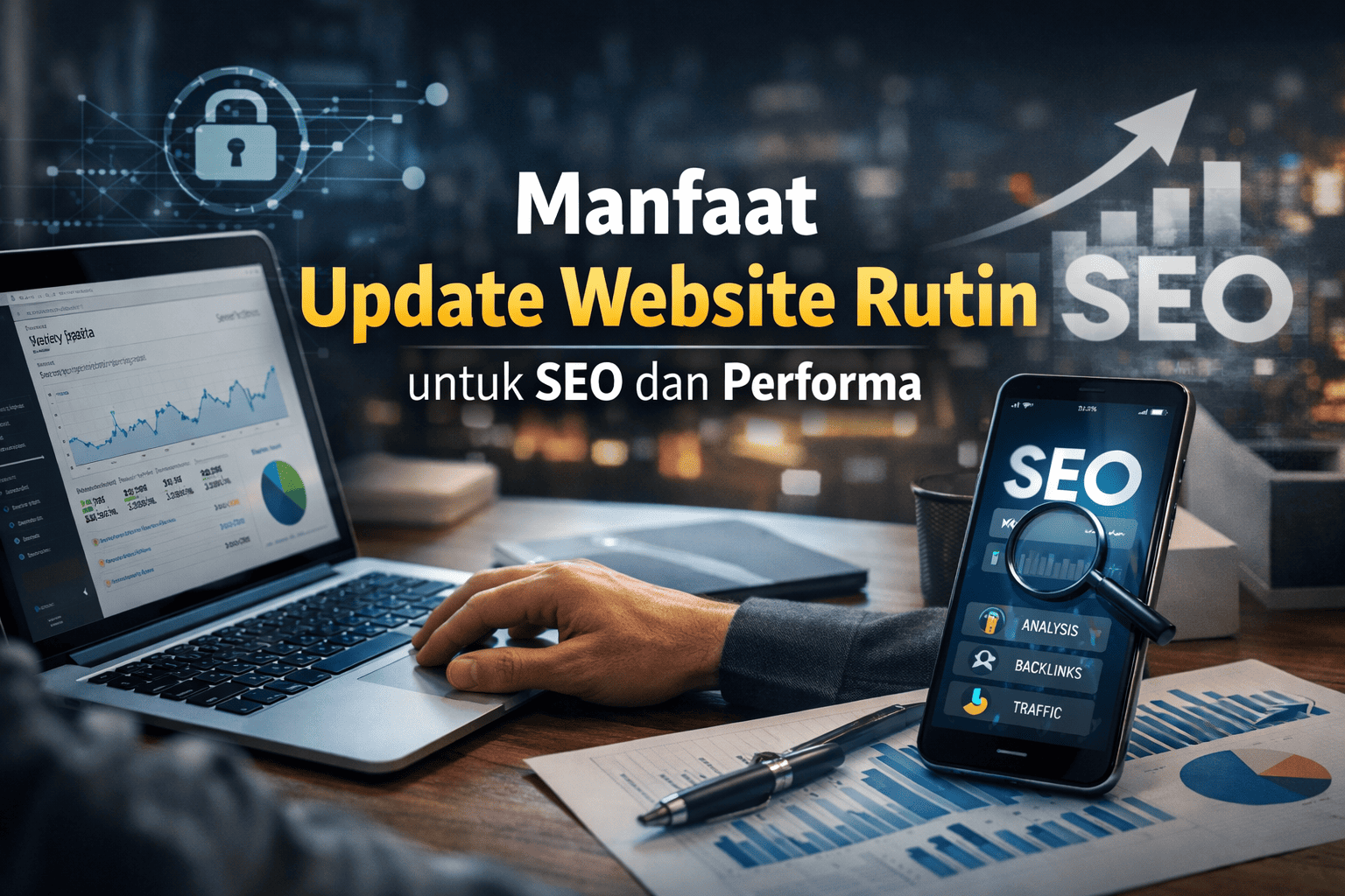 manfaat update website rutin
