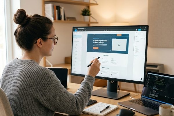 membuat landing page profesional