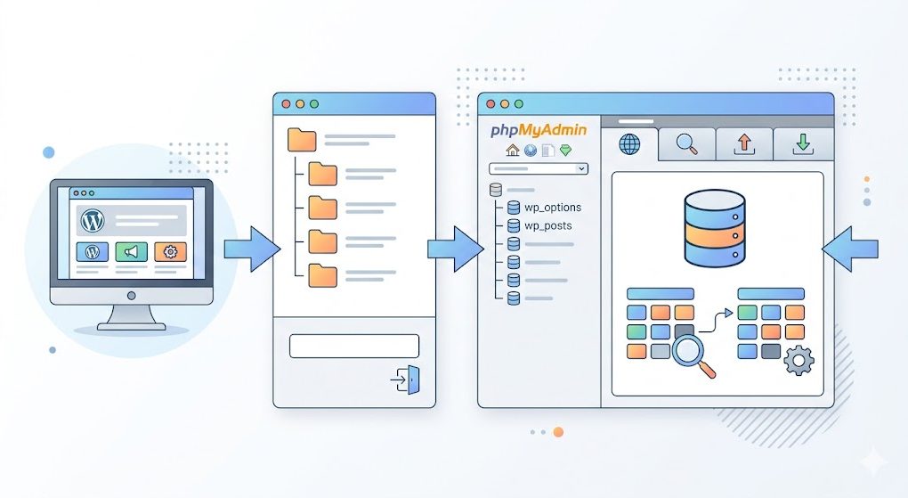 tutorial phpMyAdmin untuk WordPress